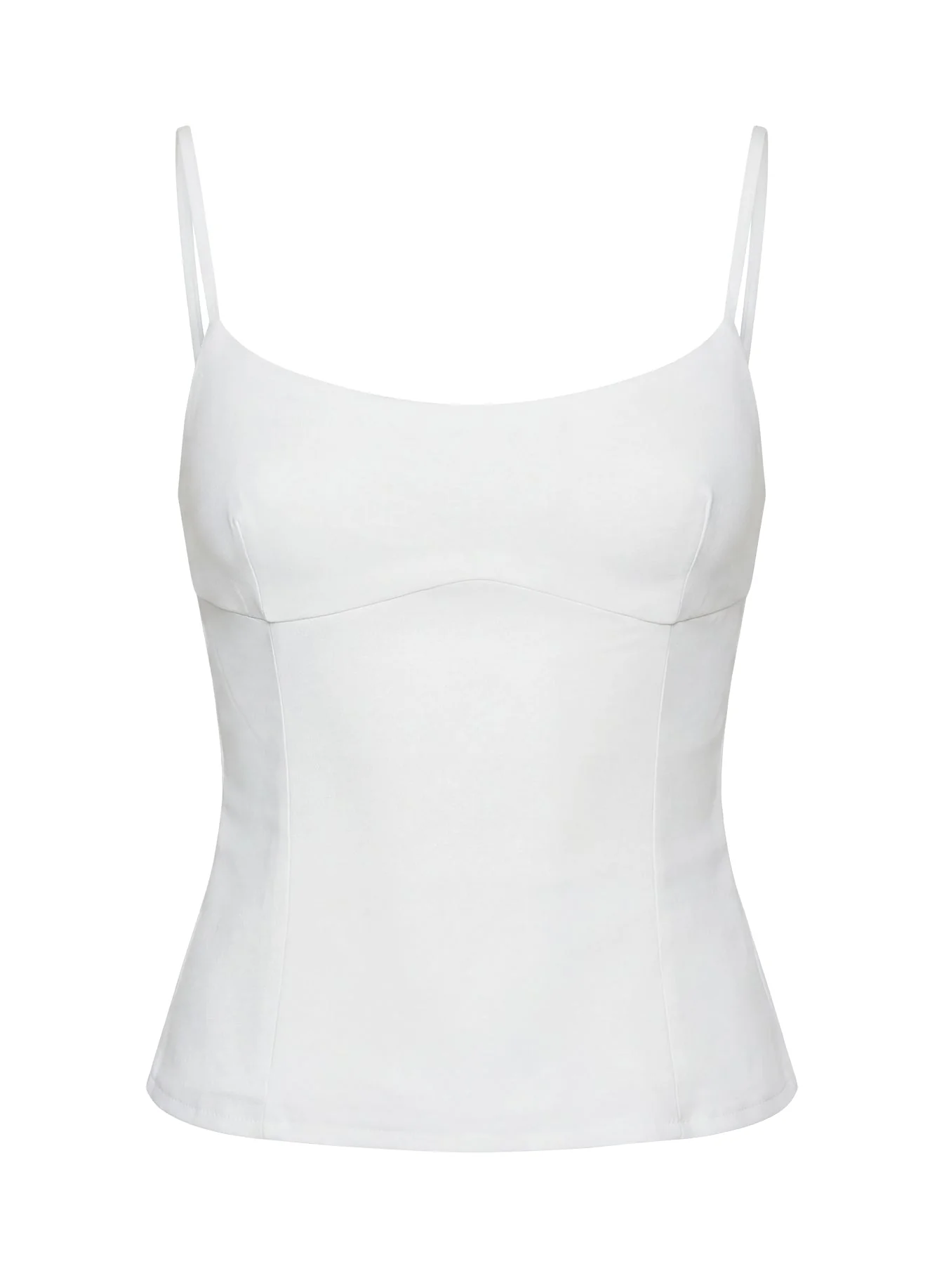 Elanah Structured Cami Top White - Image 9