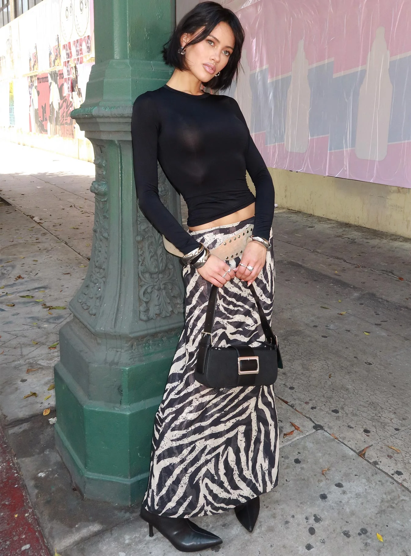 Eleganza Maxi Skirt Zebra - Image 9