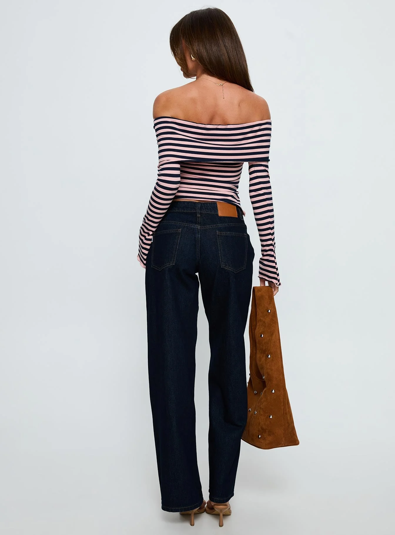 Ellanor Low Rise Straight Leg Jeans Indigo Blue - Image 5
