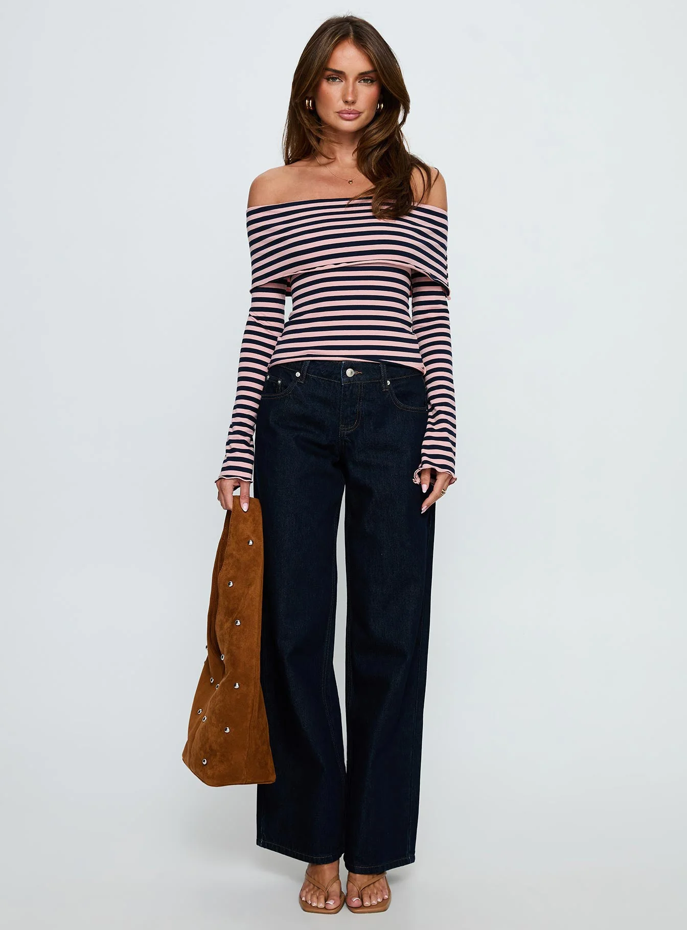 Ellanor Low Rise Straight Leg Jeans Indigo Blue - Image 7