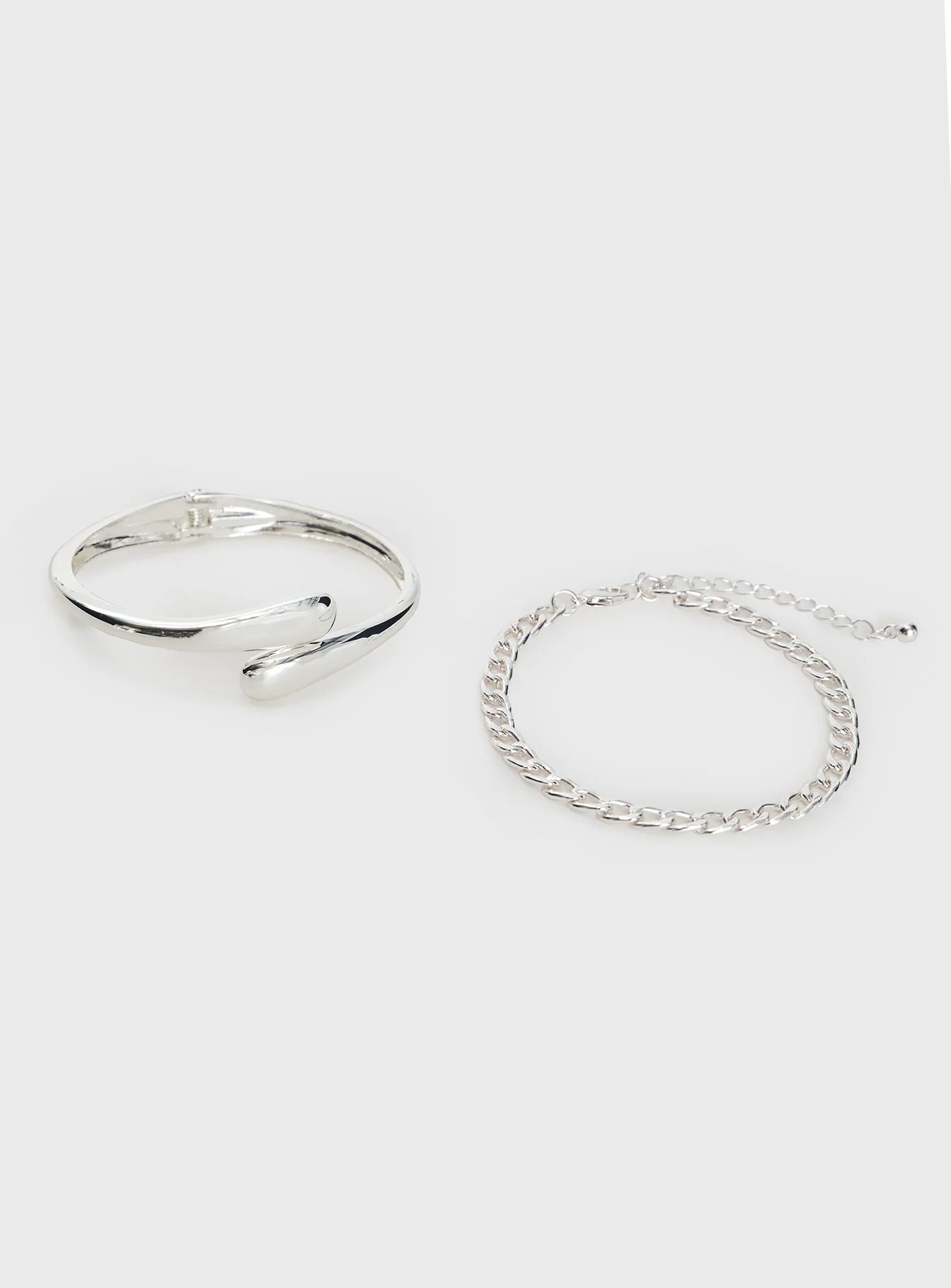 Elle Bracelet Set Silver - Image 2