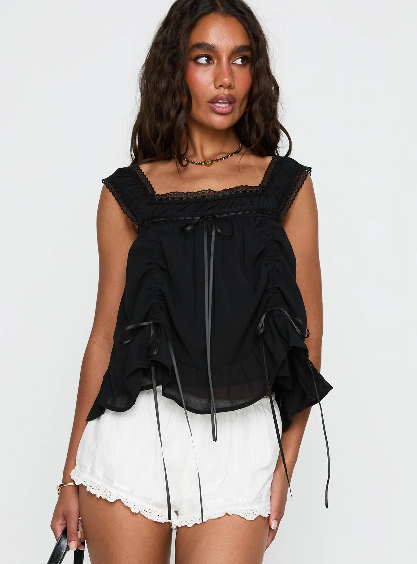 Eluisa Lace Top Black - Image 2