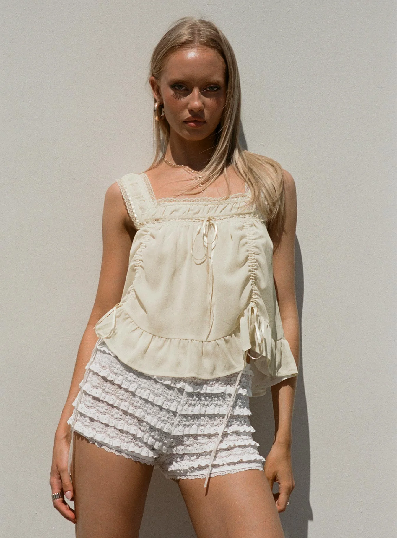 Eluisa Lace Top Cream - Image 3