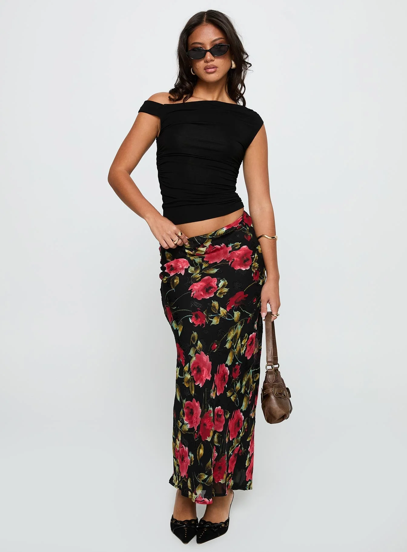 Emaretta Maxi Skirt Multi Floral - Image 2