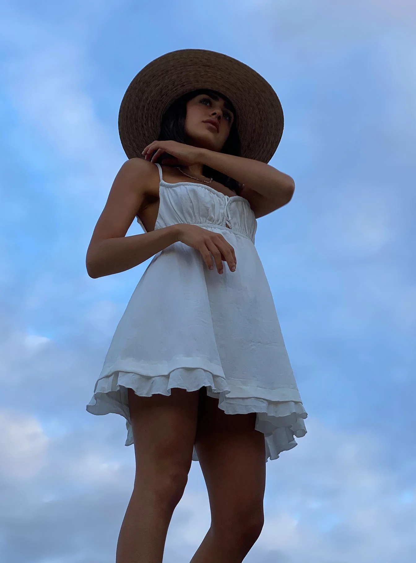 Empress Of Love Mini Dress White - Image 5