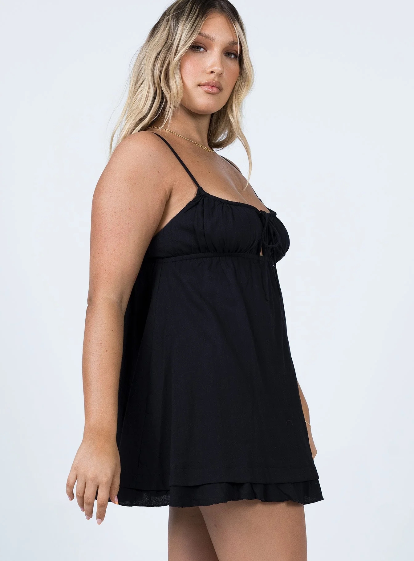 Empress Of Love Mini Dress Black - Image 4