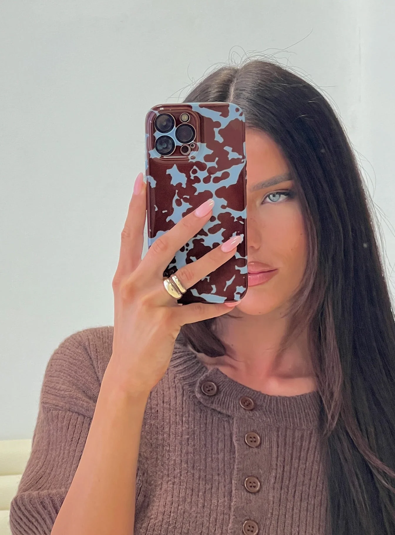 Entrancing iPhone Case Blue / Red - Image 3