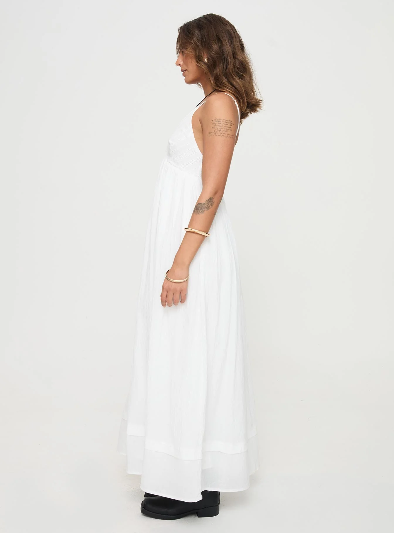 Eriksson Maxi Dress White - Image 4