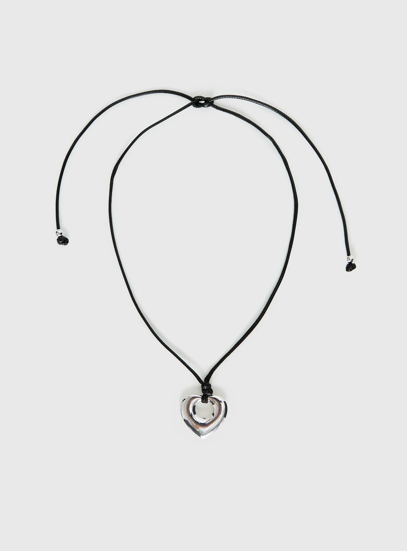 Evalena Pendant Necklace Silver - Image 2