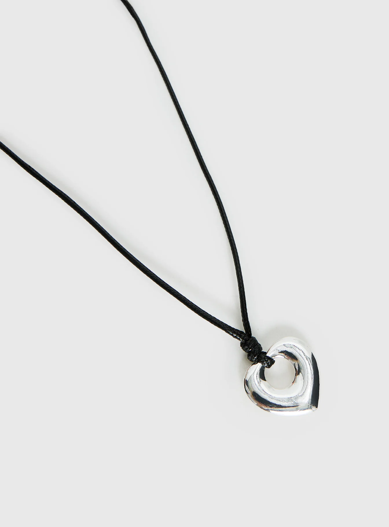 Evalena Pendant Necklace Silver - Image 3