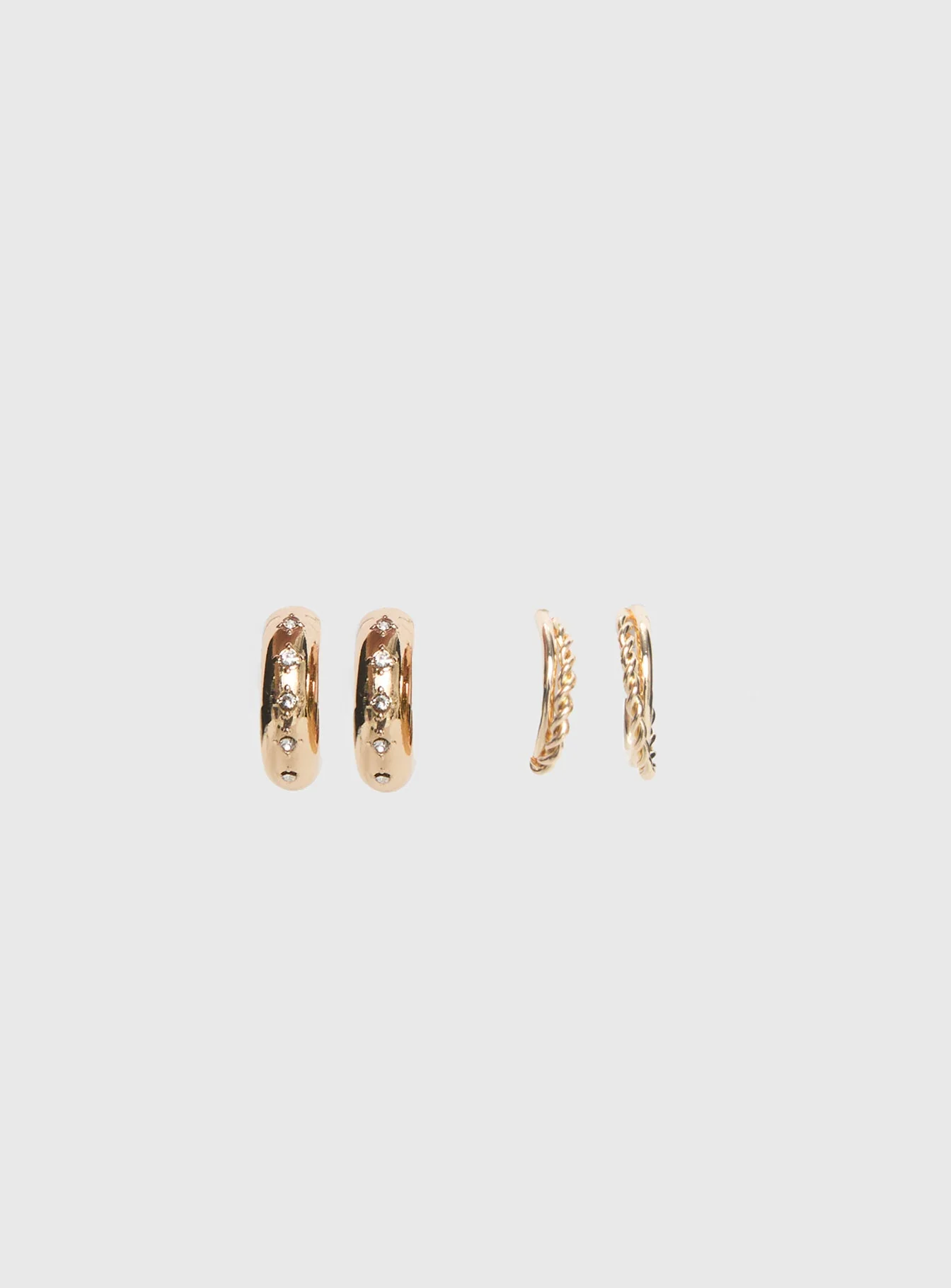 Eventually Earring Set Gold - Image 2