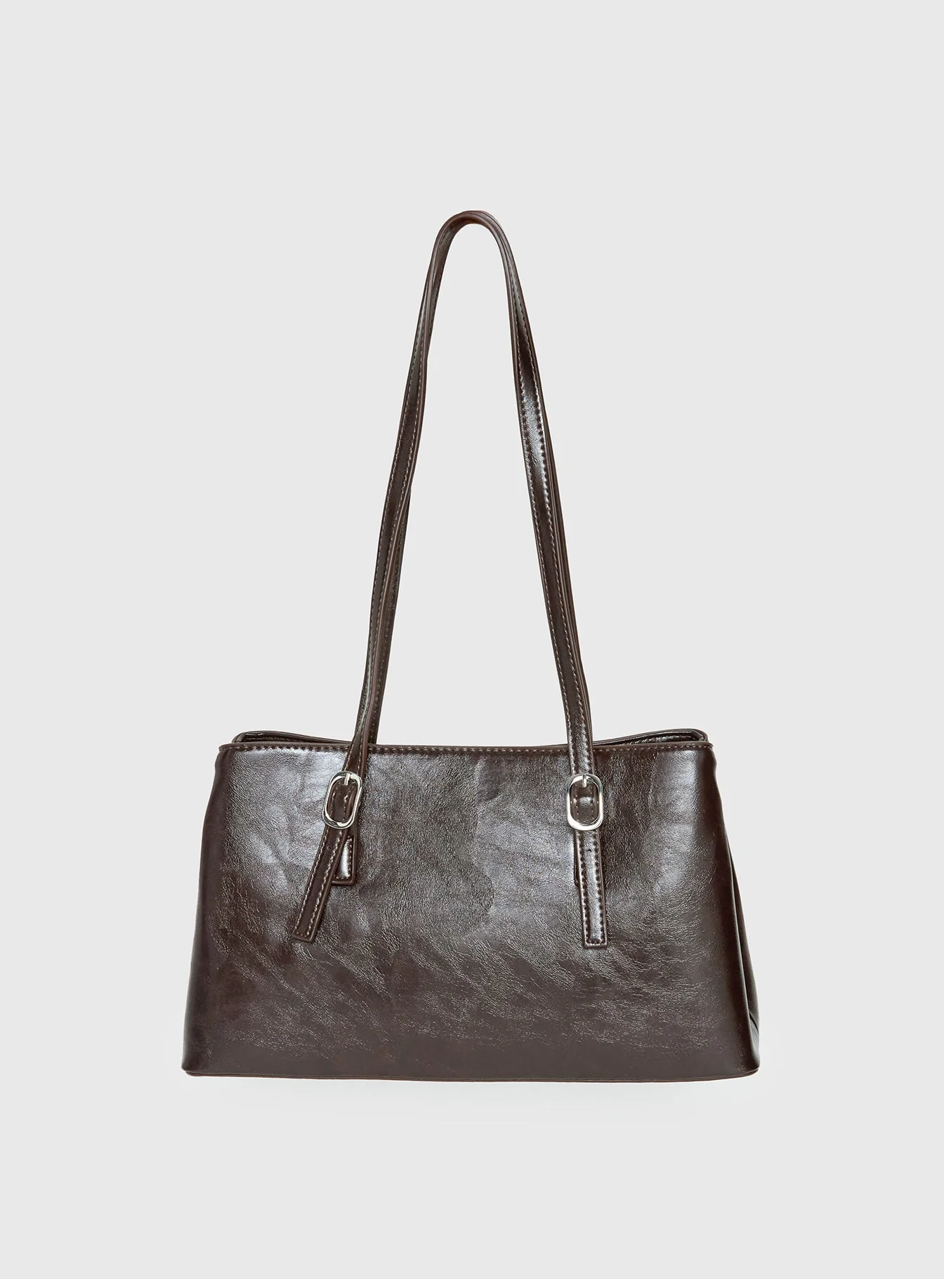 Evrae Shoulder Bag Washed Brown - Image 4
