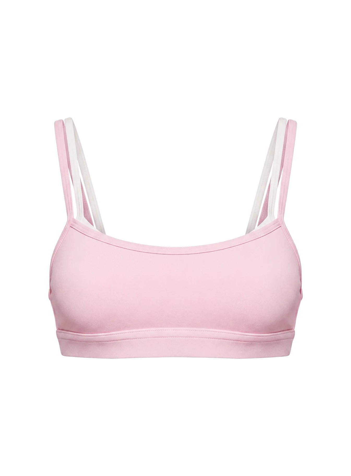Exhilarate Layered Crop Top Pink / White - Image 10