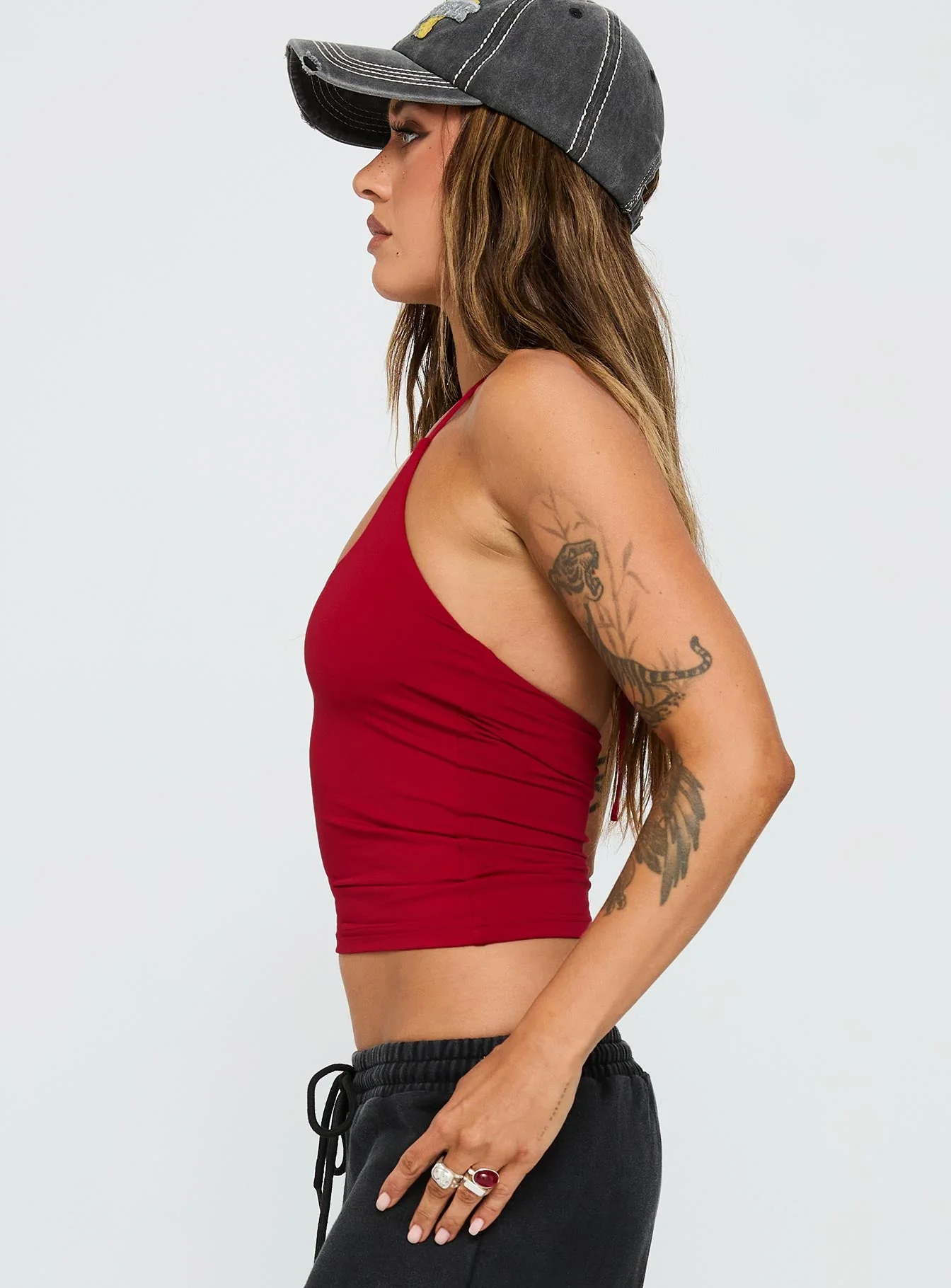 Ezekiel Nylon Top Red - Image 4