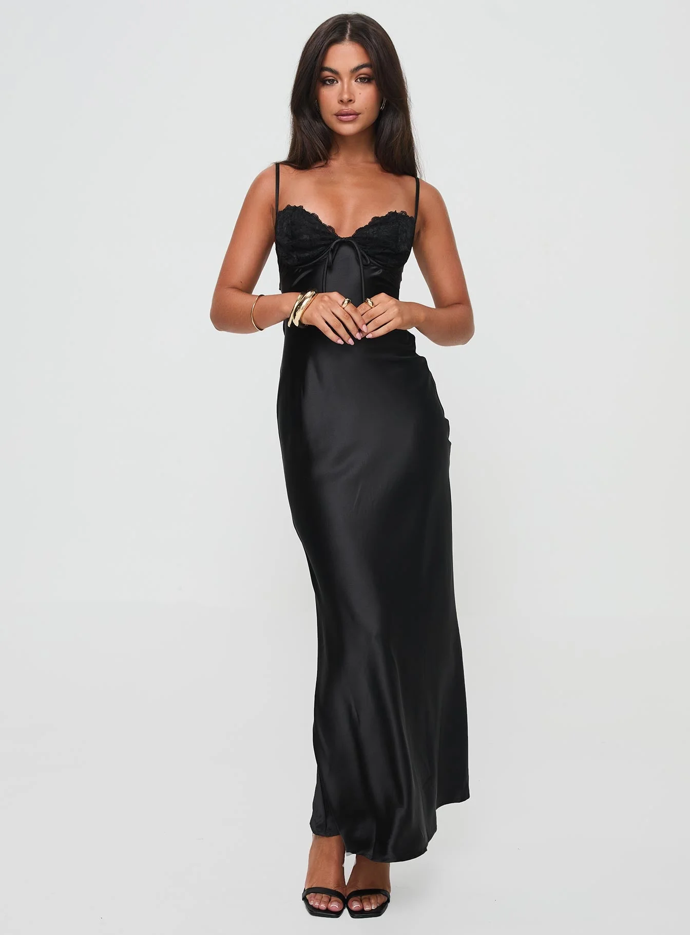 Fadyen Bias Cut Maxi Dress Black - Image 4