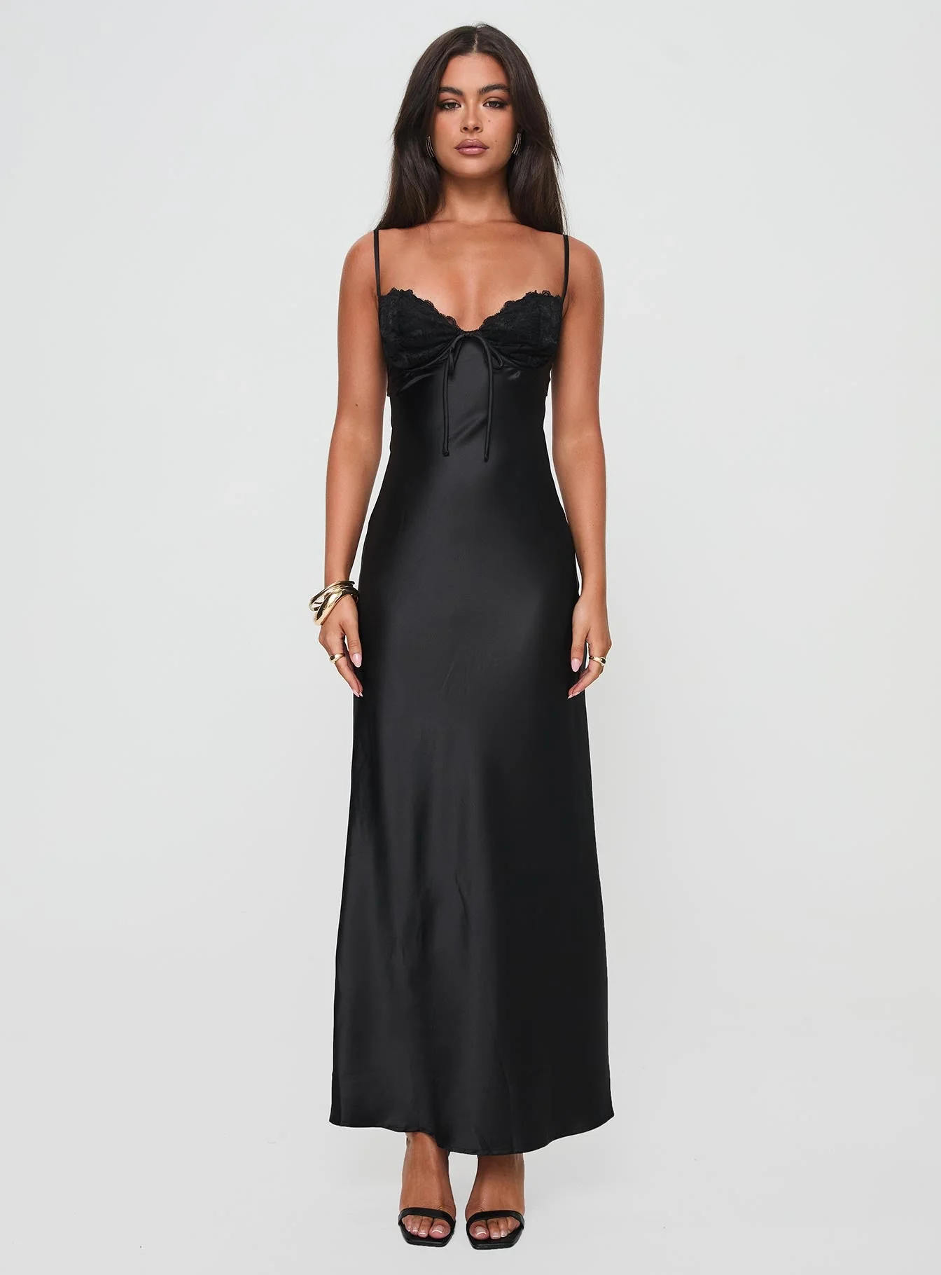 Fadyen Bias Cut Maxi Dress Black - Image 7