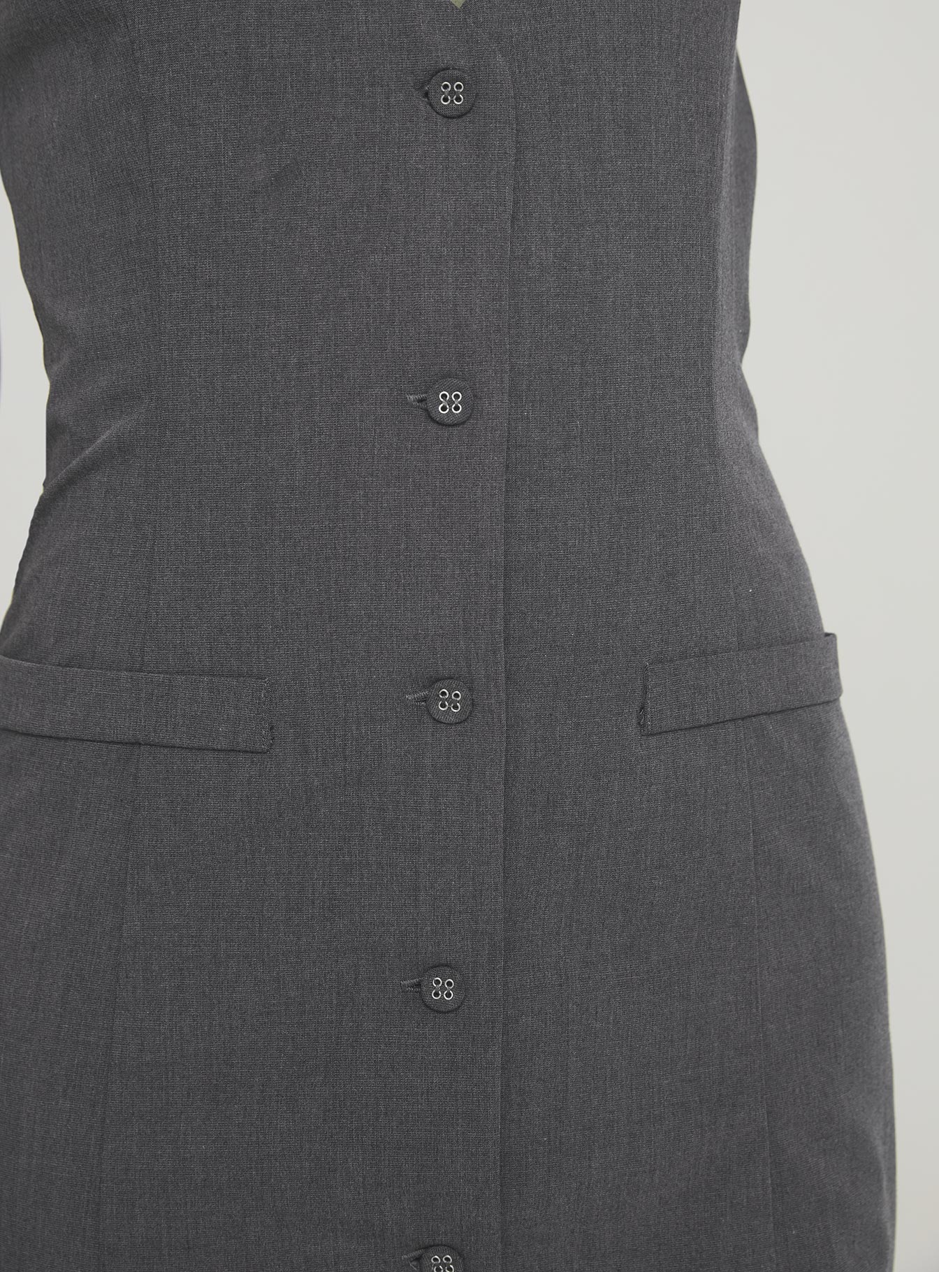 Fenny Mini Dress Grey - Image 6