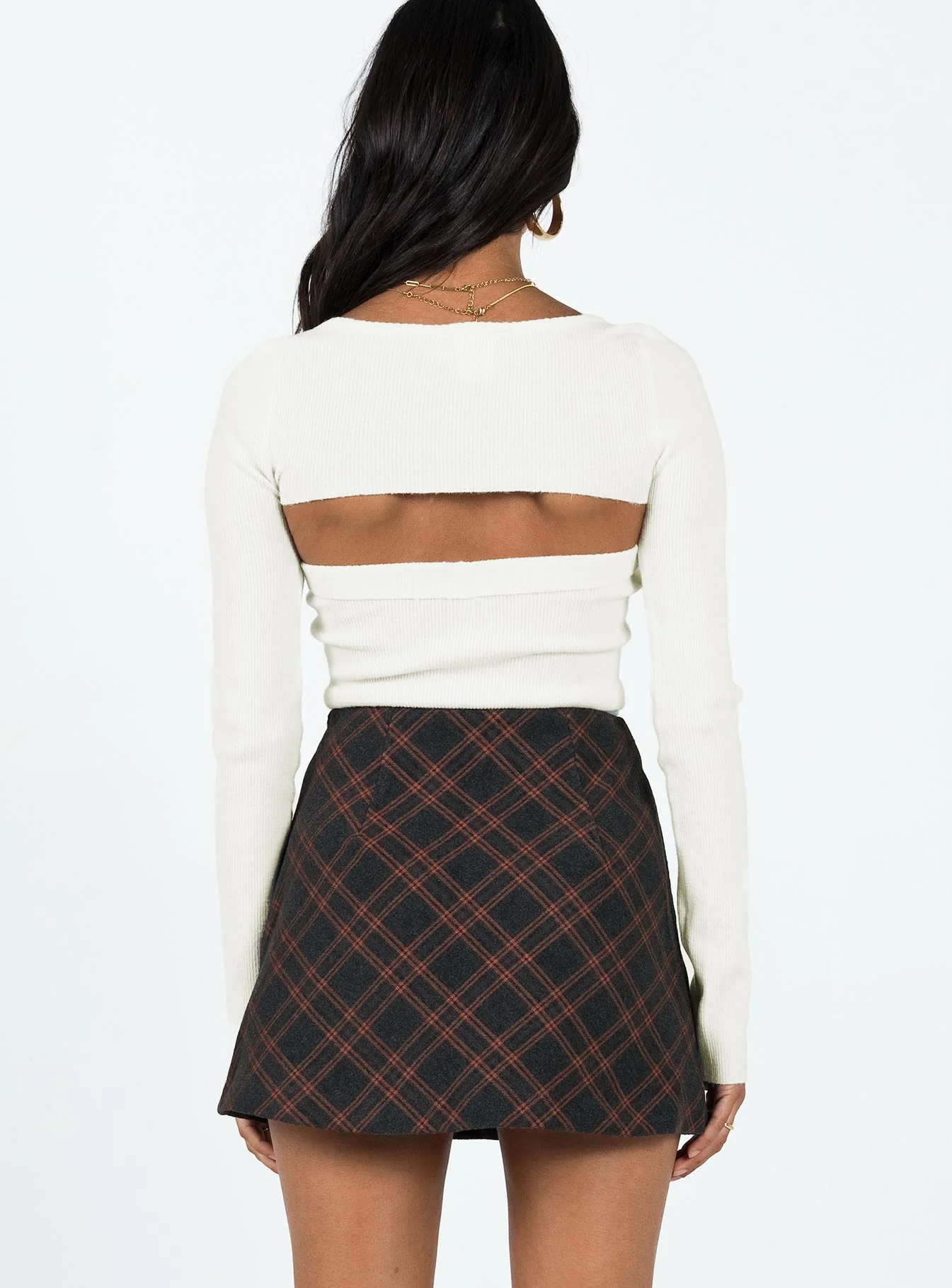 Fike Mini Skirt Charcoal - Image 4