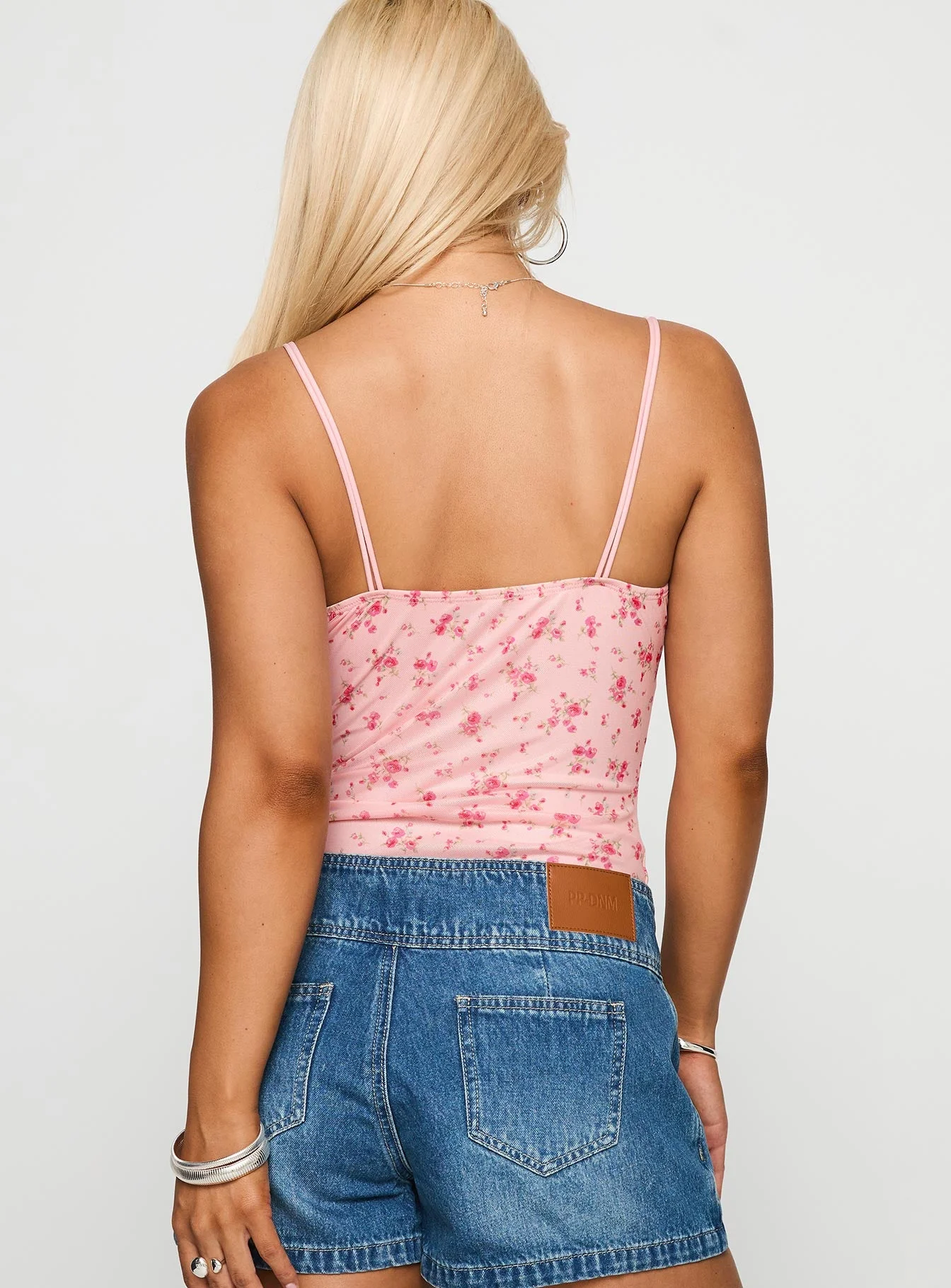 Final Fantasy Bodysuit Pink Floral - Image 4