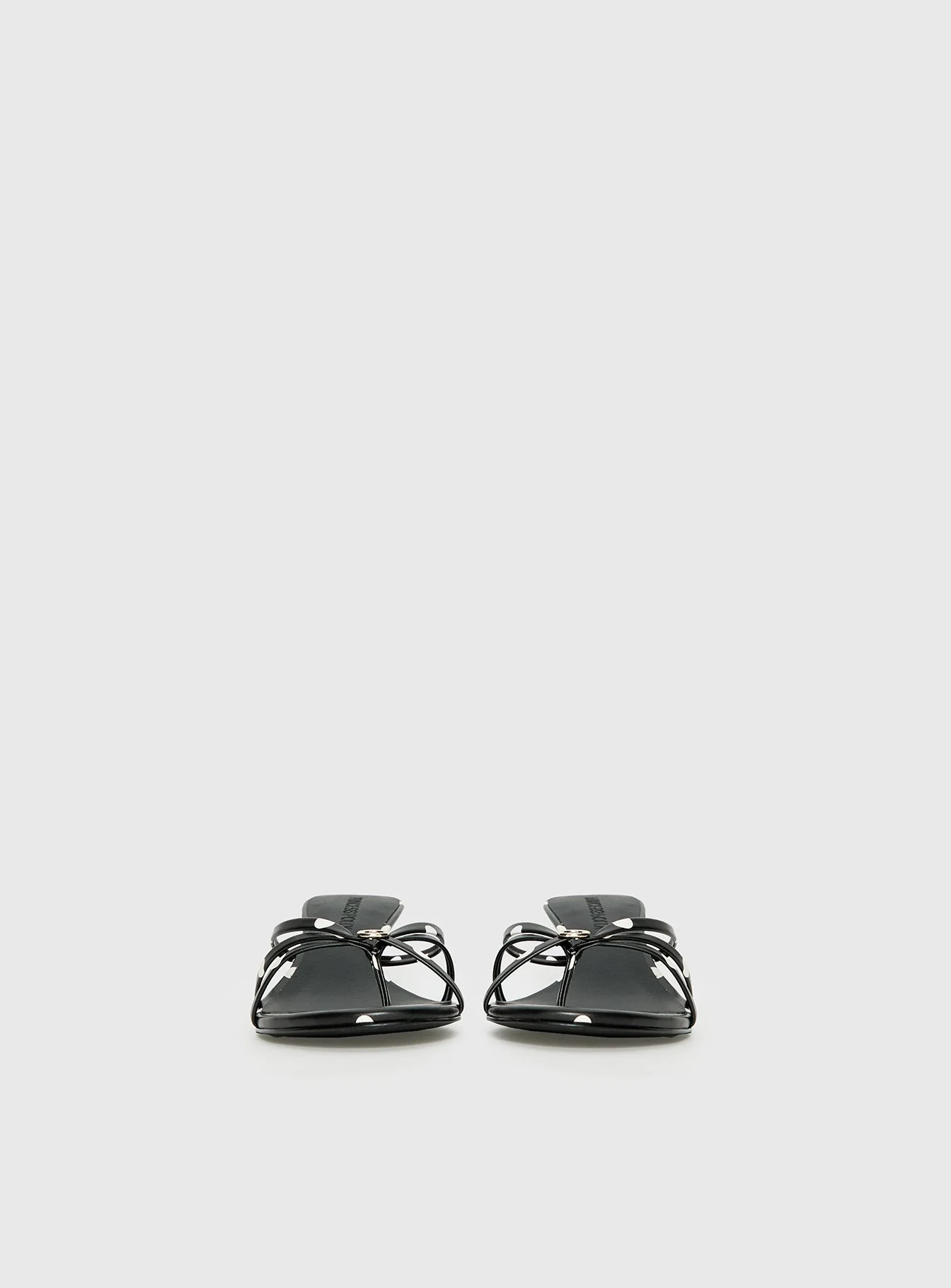 For The Rush Kitten Heels Black Polka - Image 2