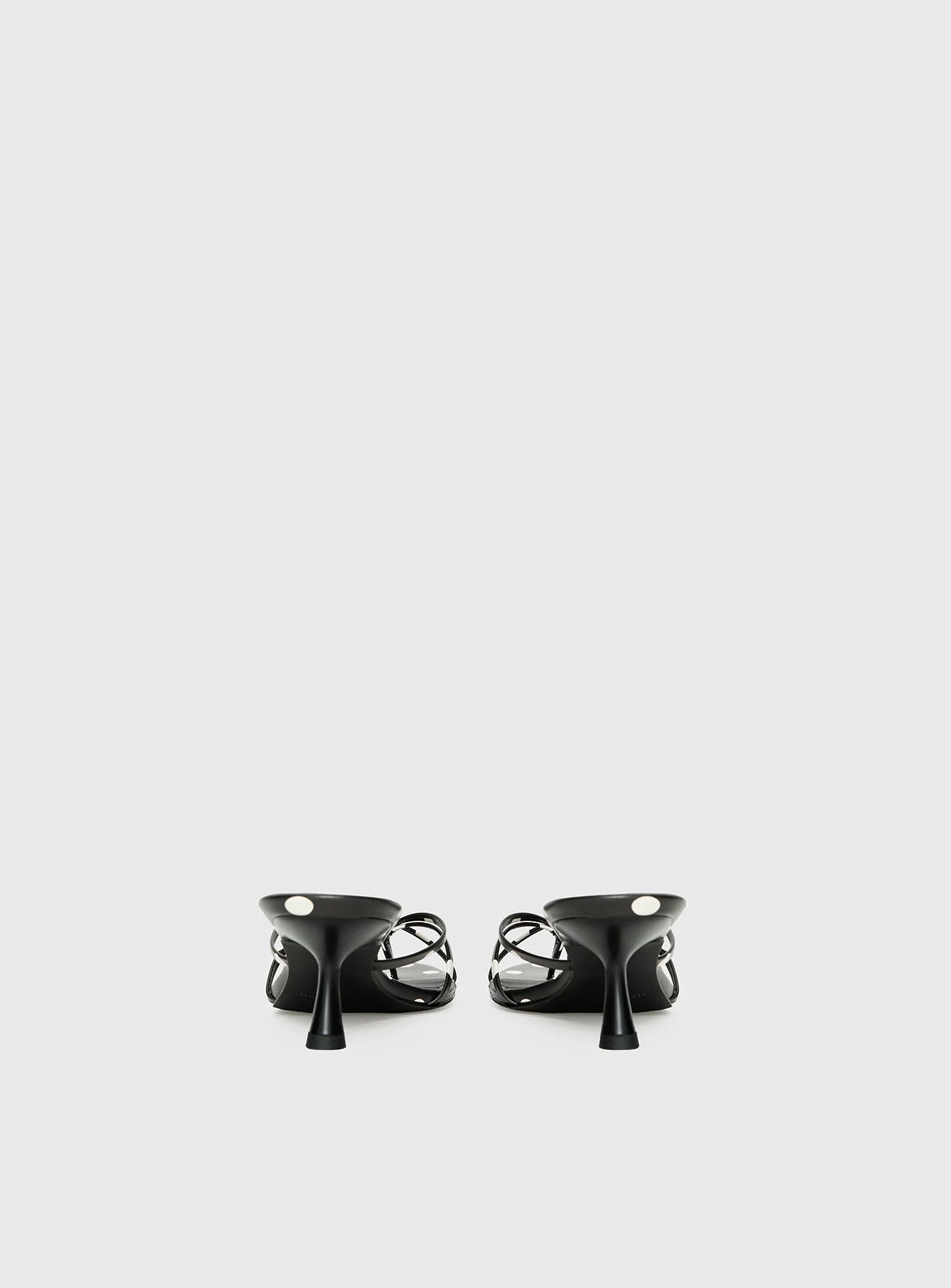 For The Rush Kitten Heels Black Polka - Image 3