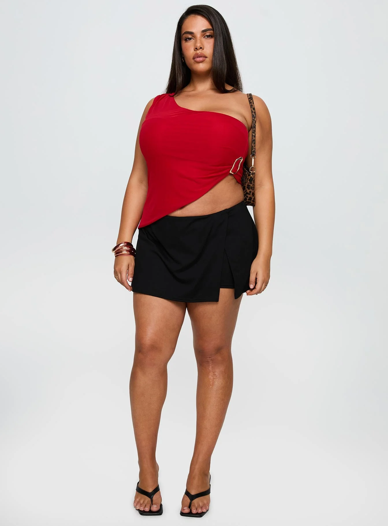 For The Thrill Skort Black Curve - Image 3