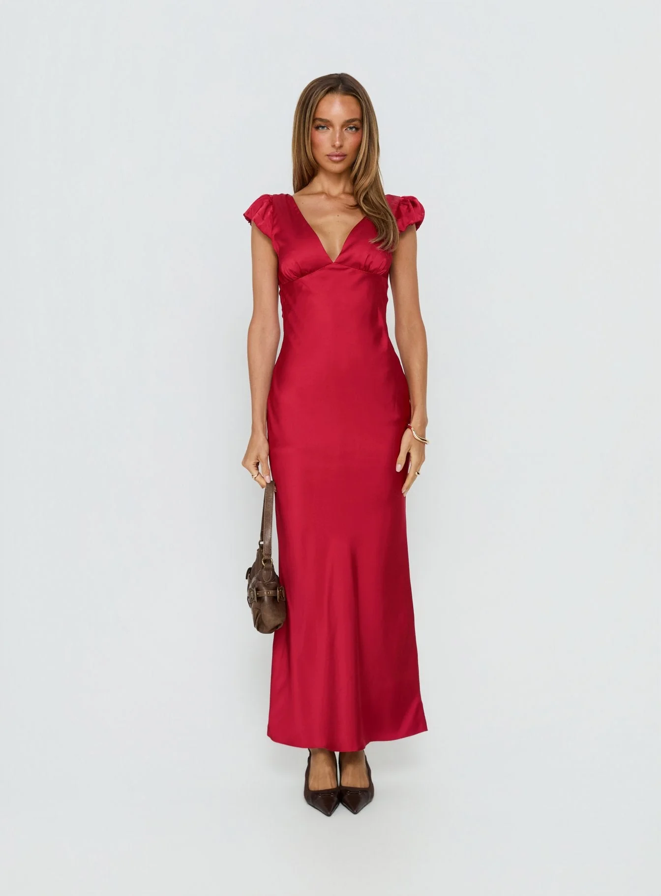 Forest Hill Backless Maxi Dress Red - Image 7