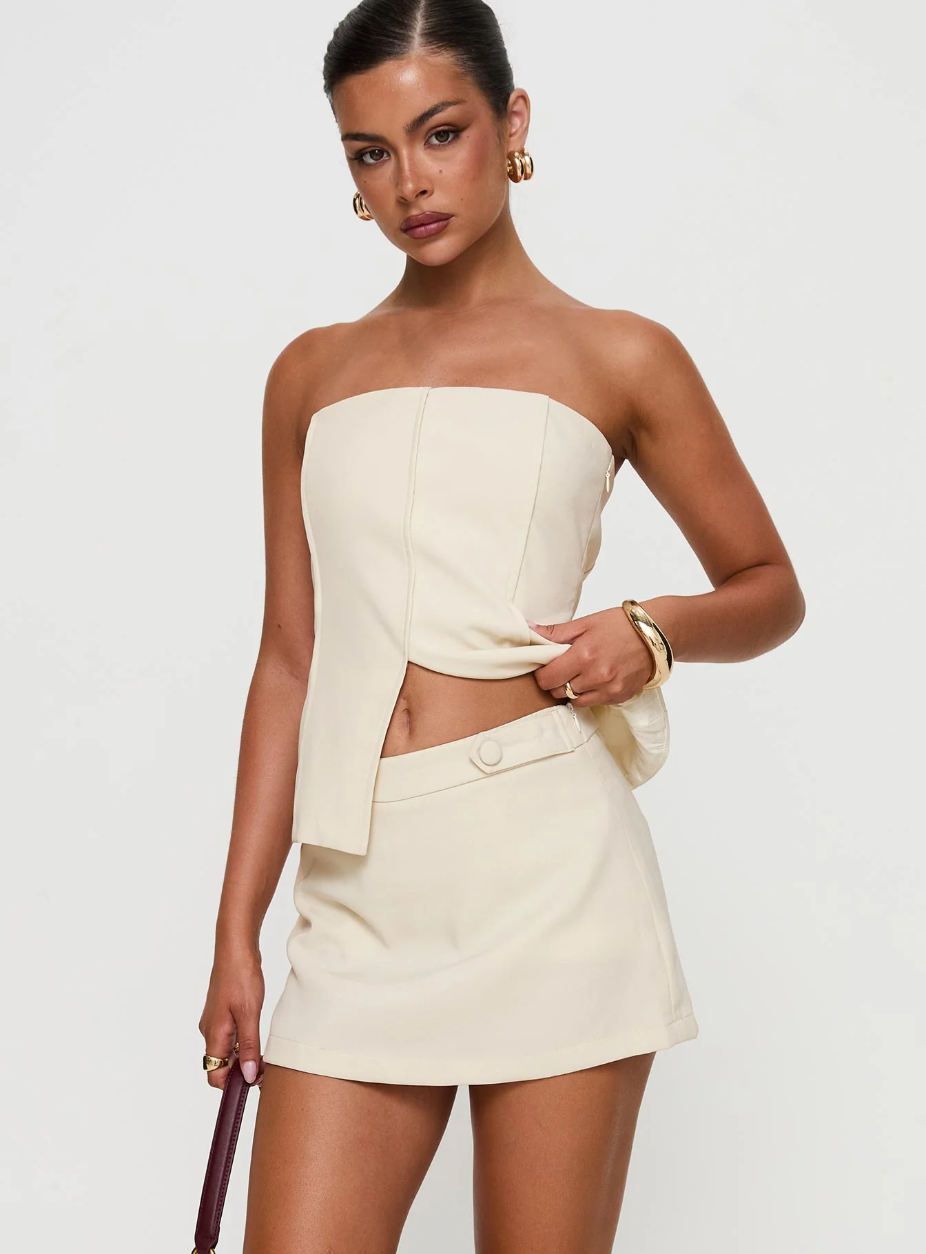 Full Disclosure Skort Cream - Image 2