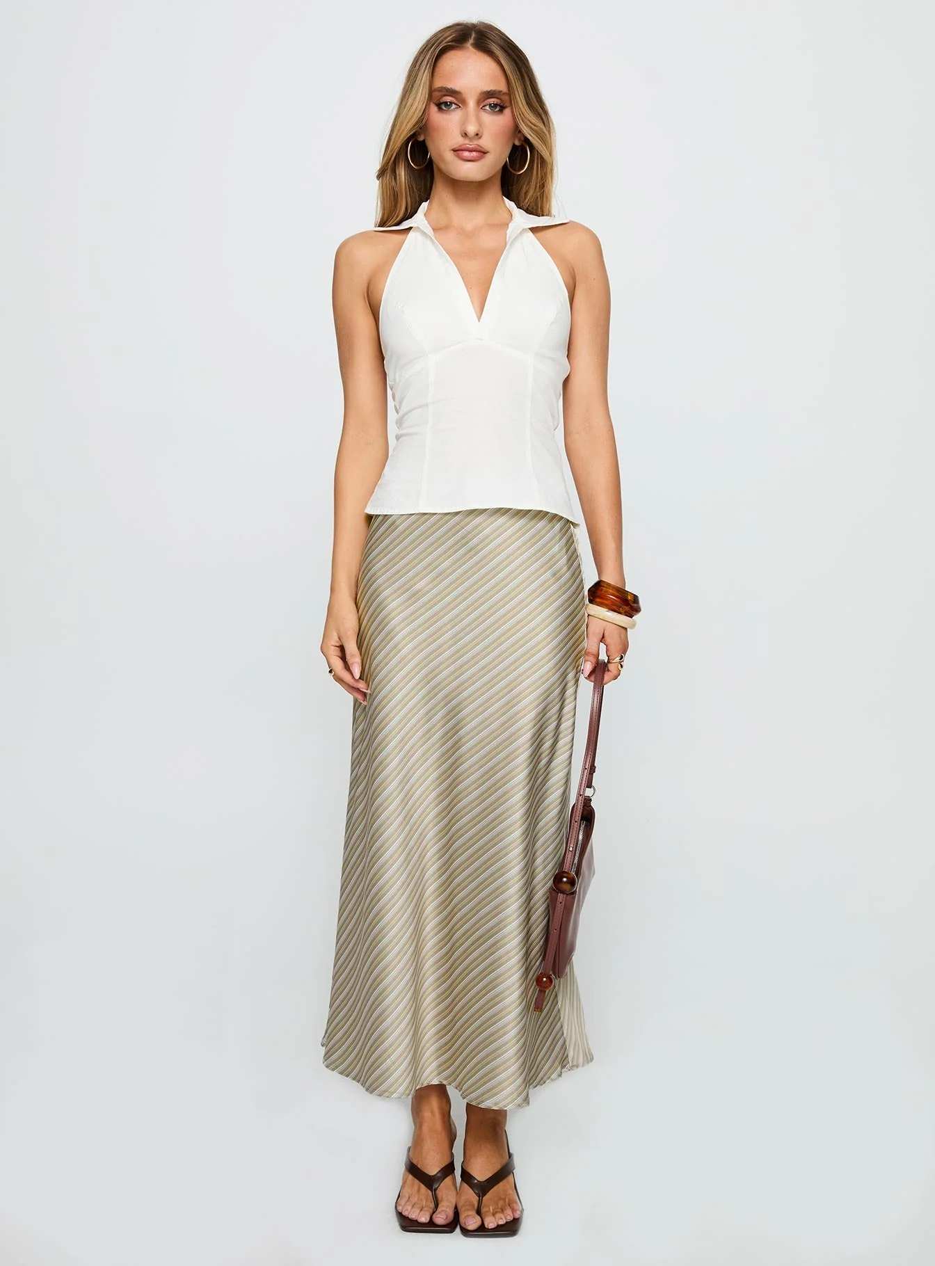 Future Flash Collared Top White - Image 7