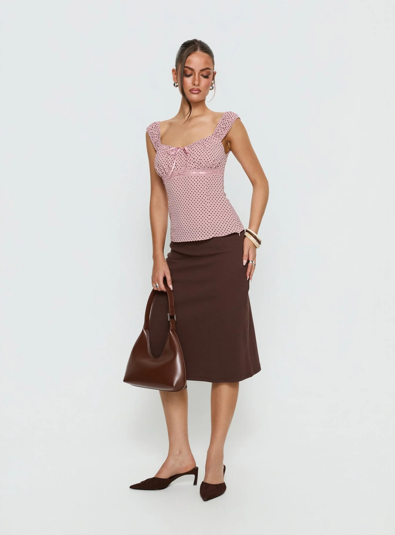 Garconne Top Pink Polka - Image 2