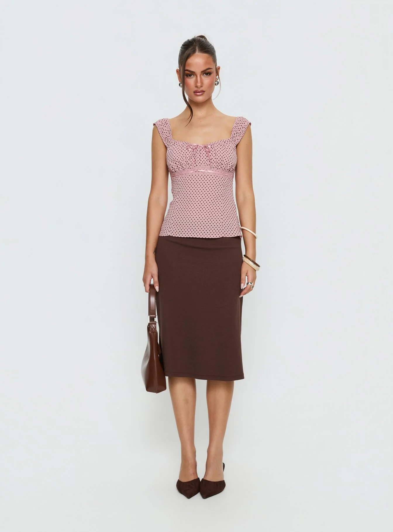 Garconne Top Pink Polka - Image 6