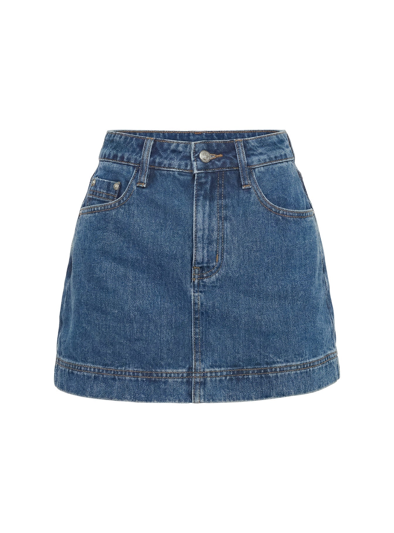 Gazelle Denim Skort Mid Wash Petite - Image 10