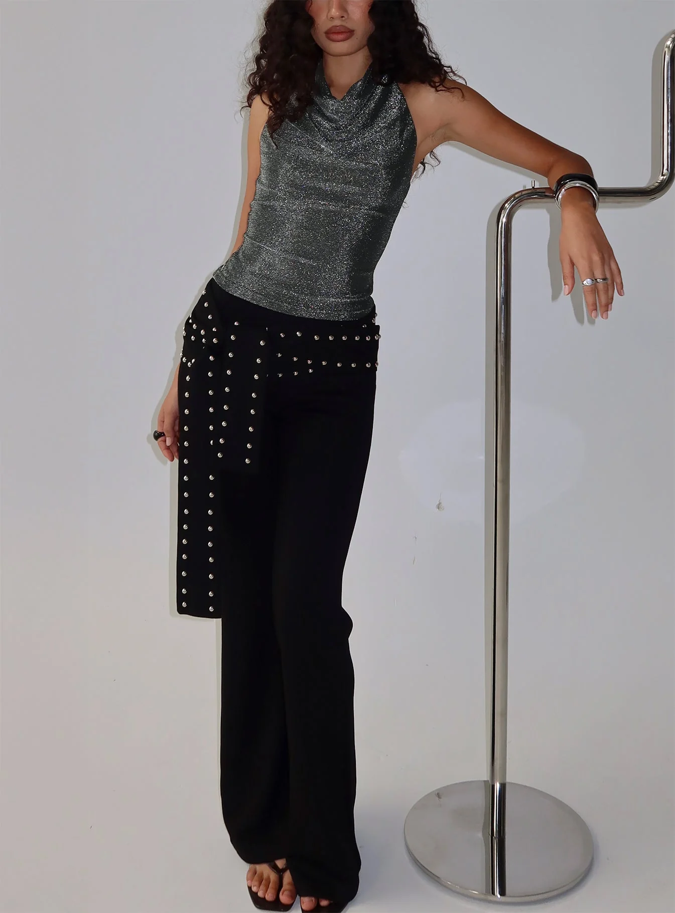 Giggle Top Charcoal Shimmer - Image 8