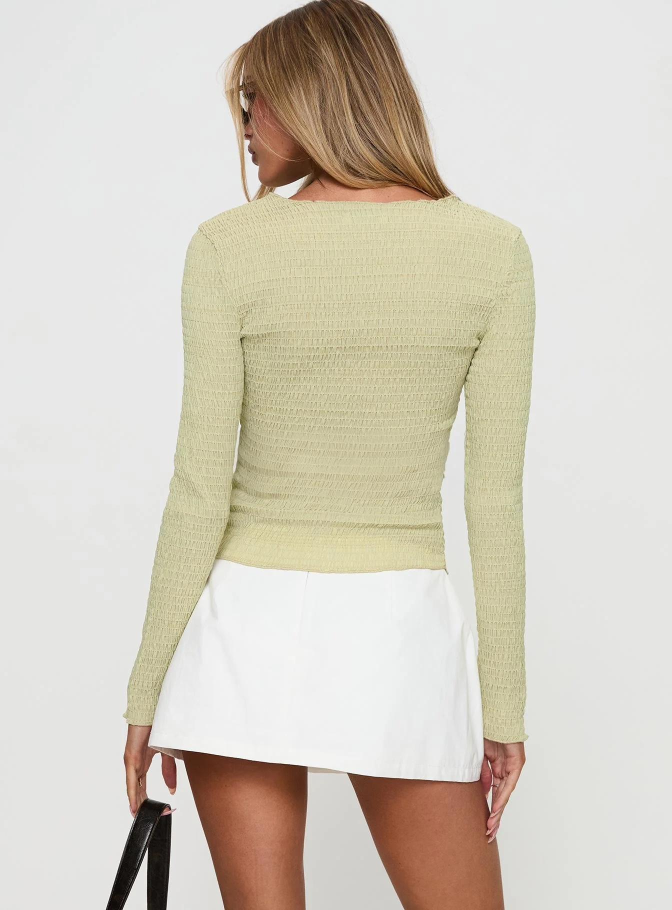 Gigi Pleat Skort White - Image 4