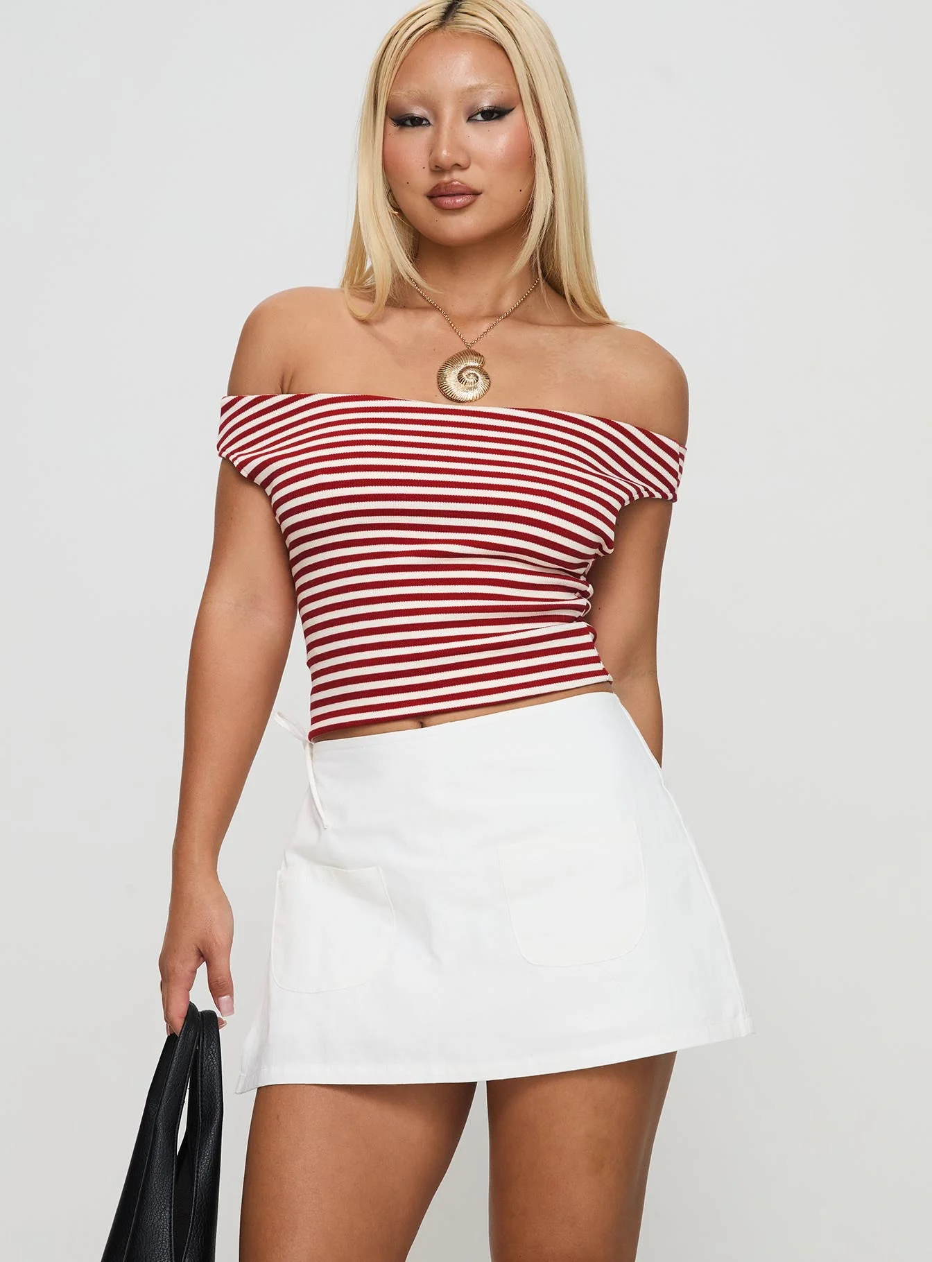 Gigi Wrap Skort White Petite - Image 2