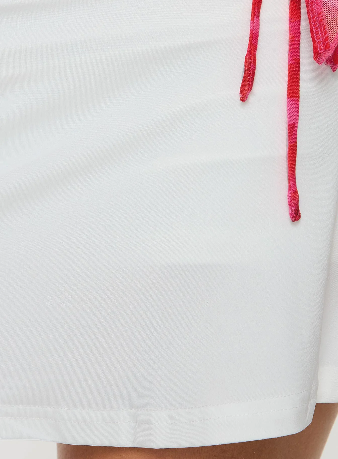 Girlie Mini Skirt White Tall - Image 6