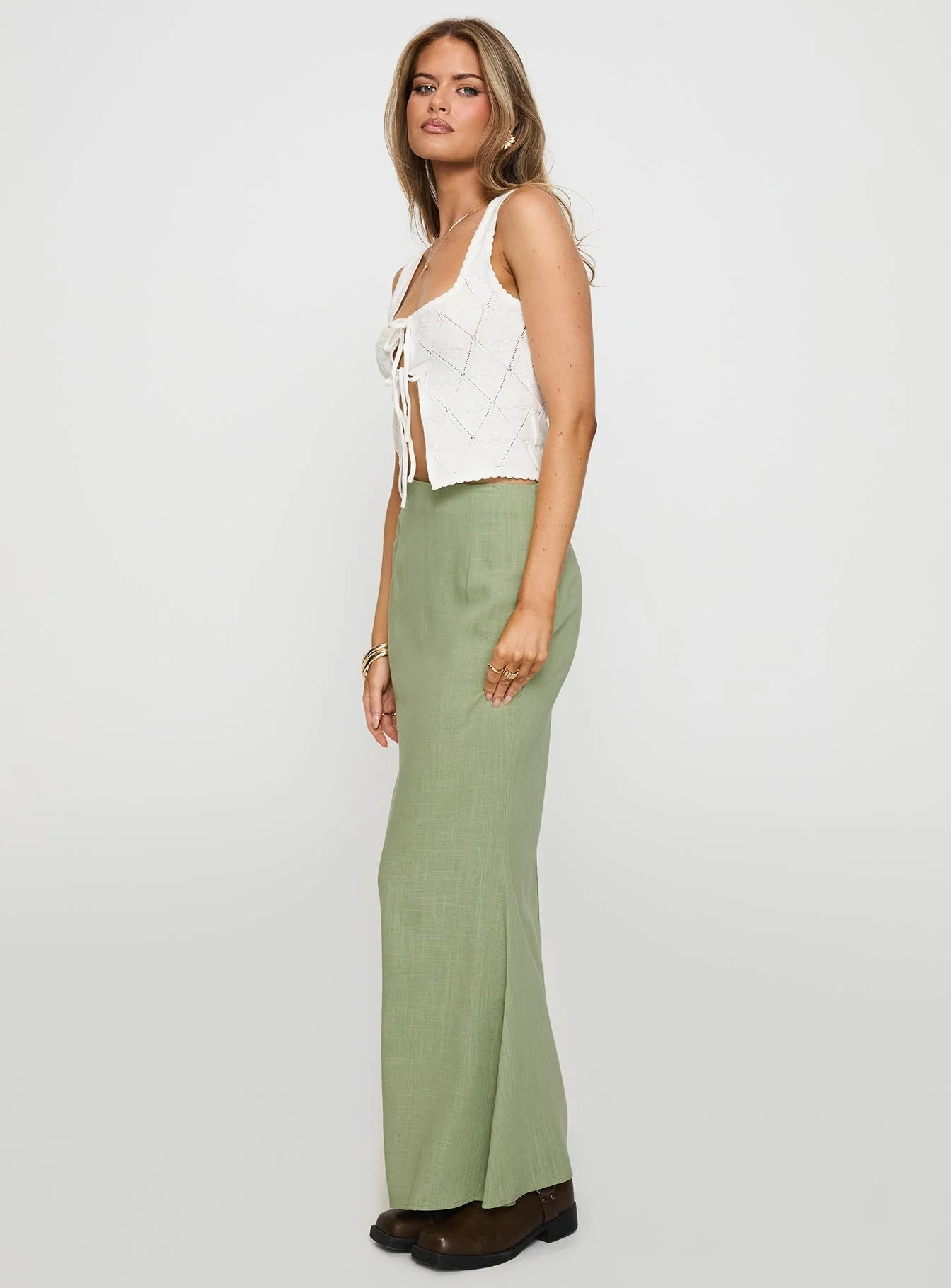 Giulia Knit Top White - Image 3