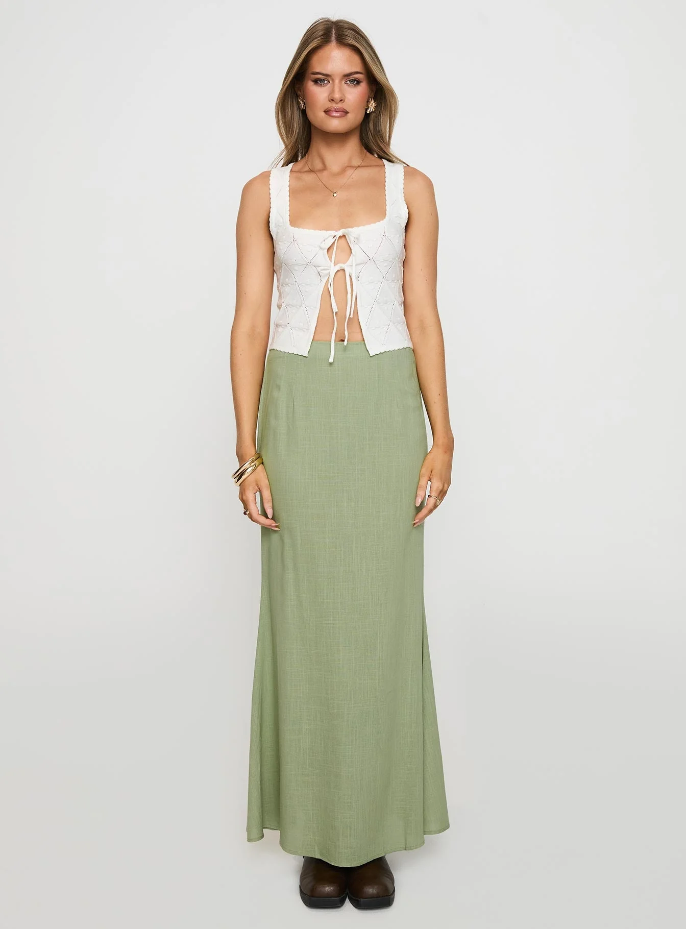 Giulia Knit Top White - Image 6