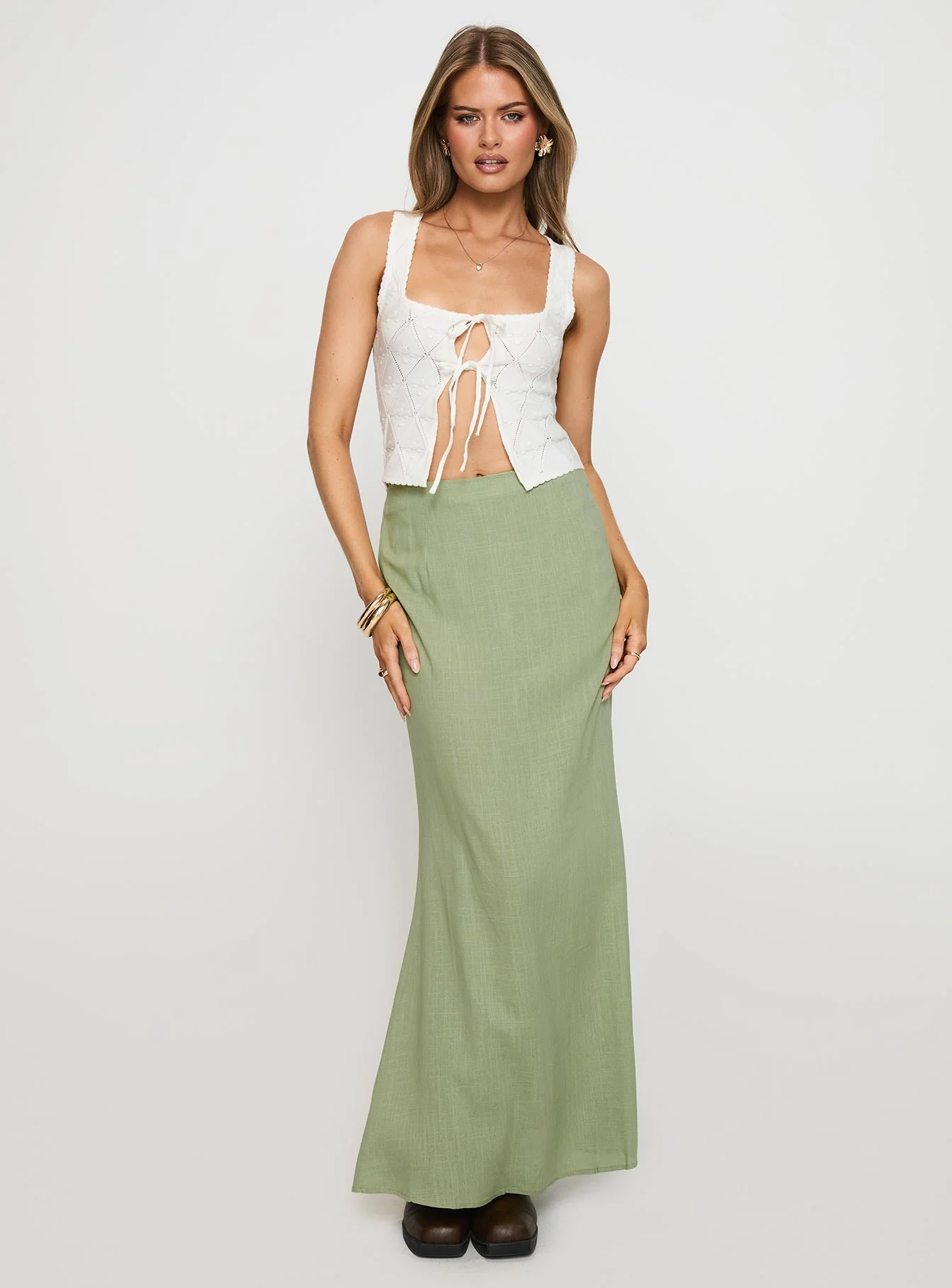 Giulia Knit Top White - Image 8