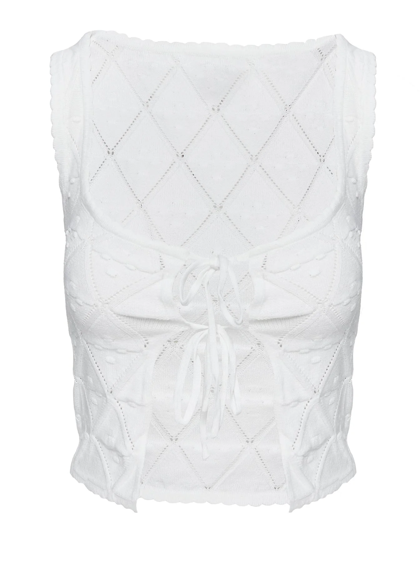 Giulia Knit Top White - Image 9