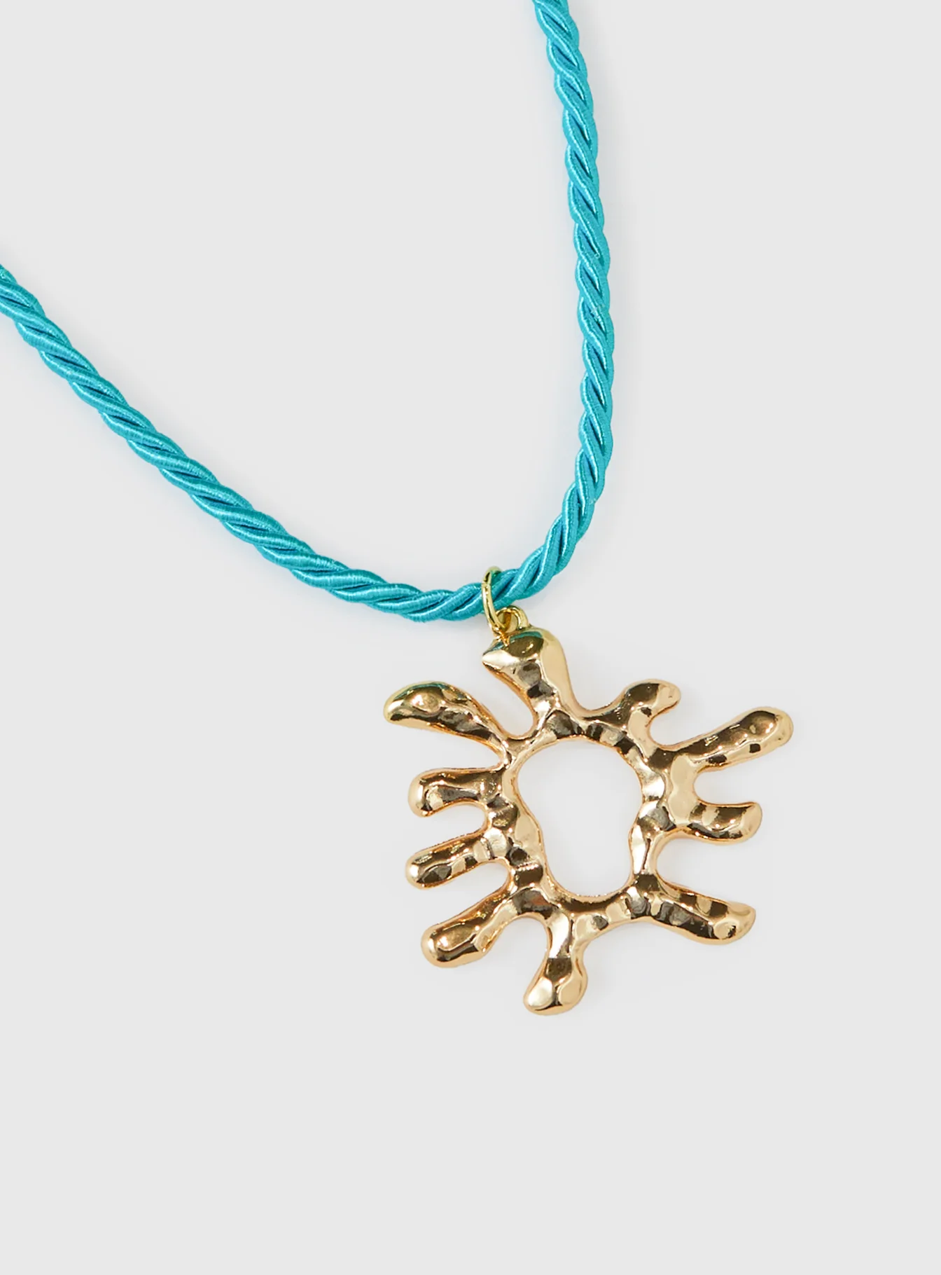 Go Dancing Necklace Gold / Blue - Image 3