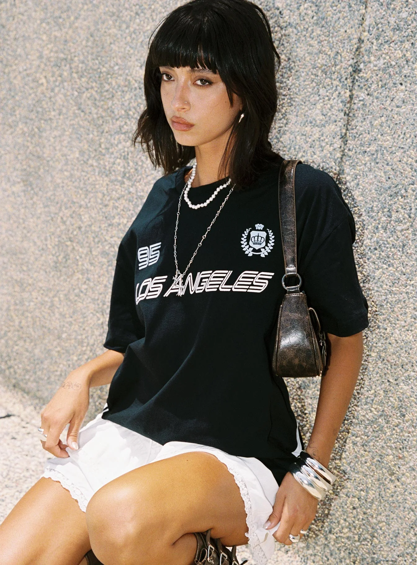 Goal La Oversized Tee Black - Image 11