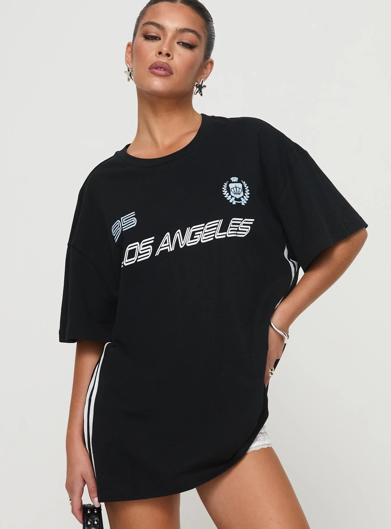 Goal La Oversized Tee Black - Image 3
