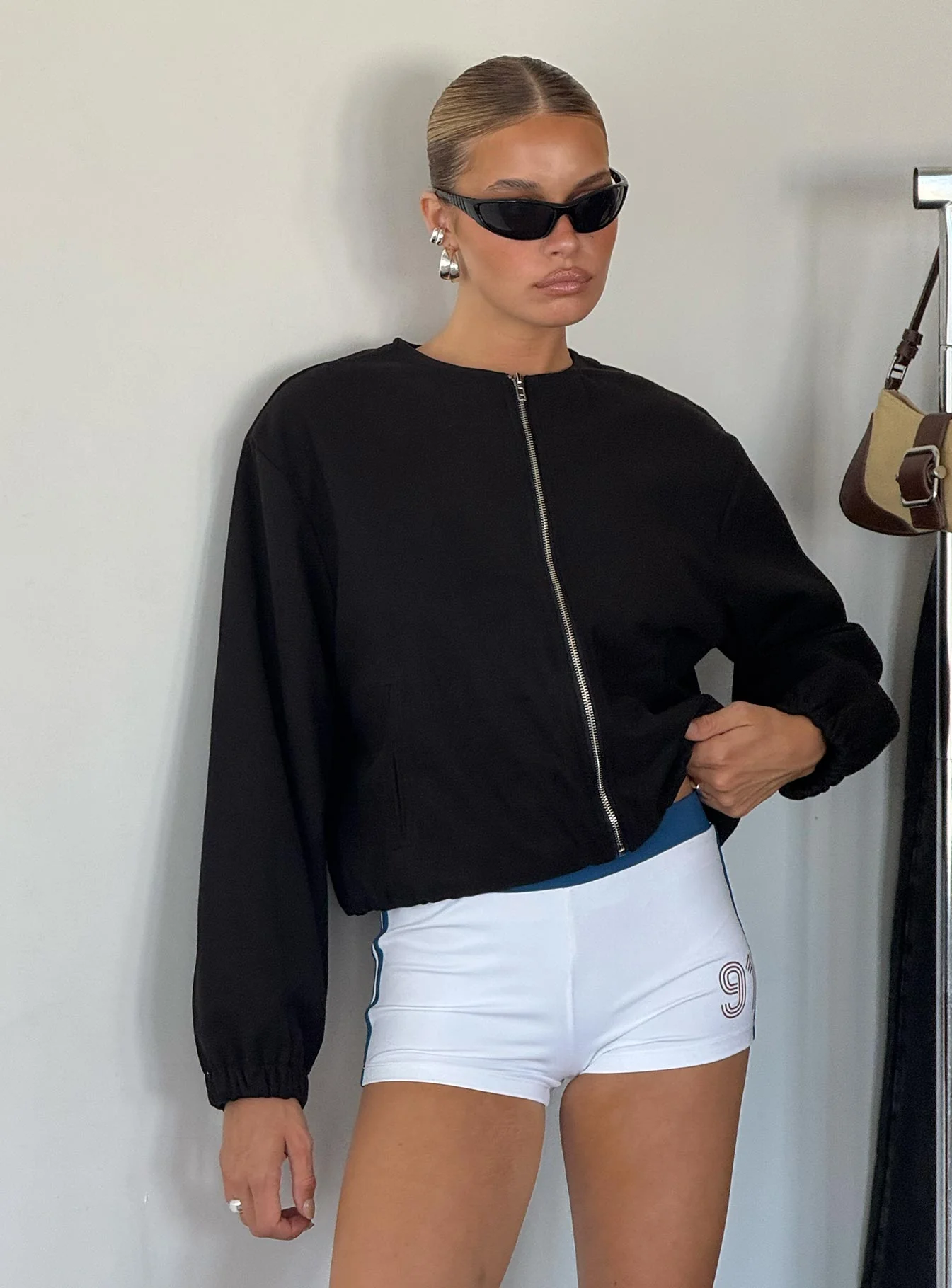 Grasp Bomber Jacket Black - Image 8