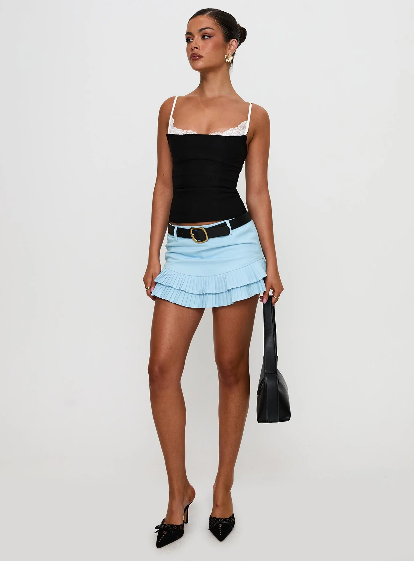 Guilea Pleat Skort Blue - Image 2