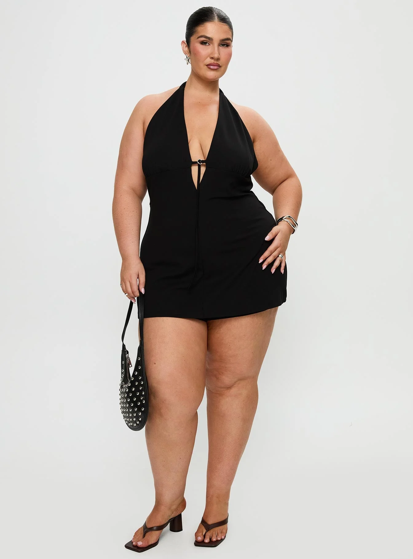 Hanah Playsuit Black Curve - Image 3