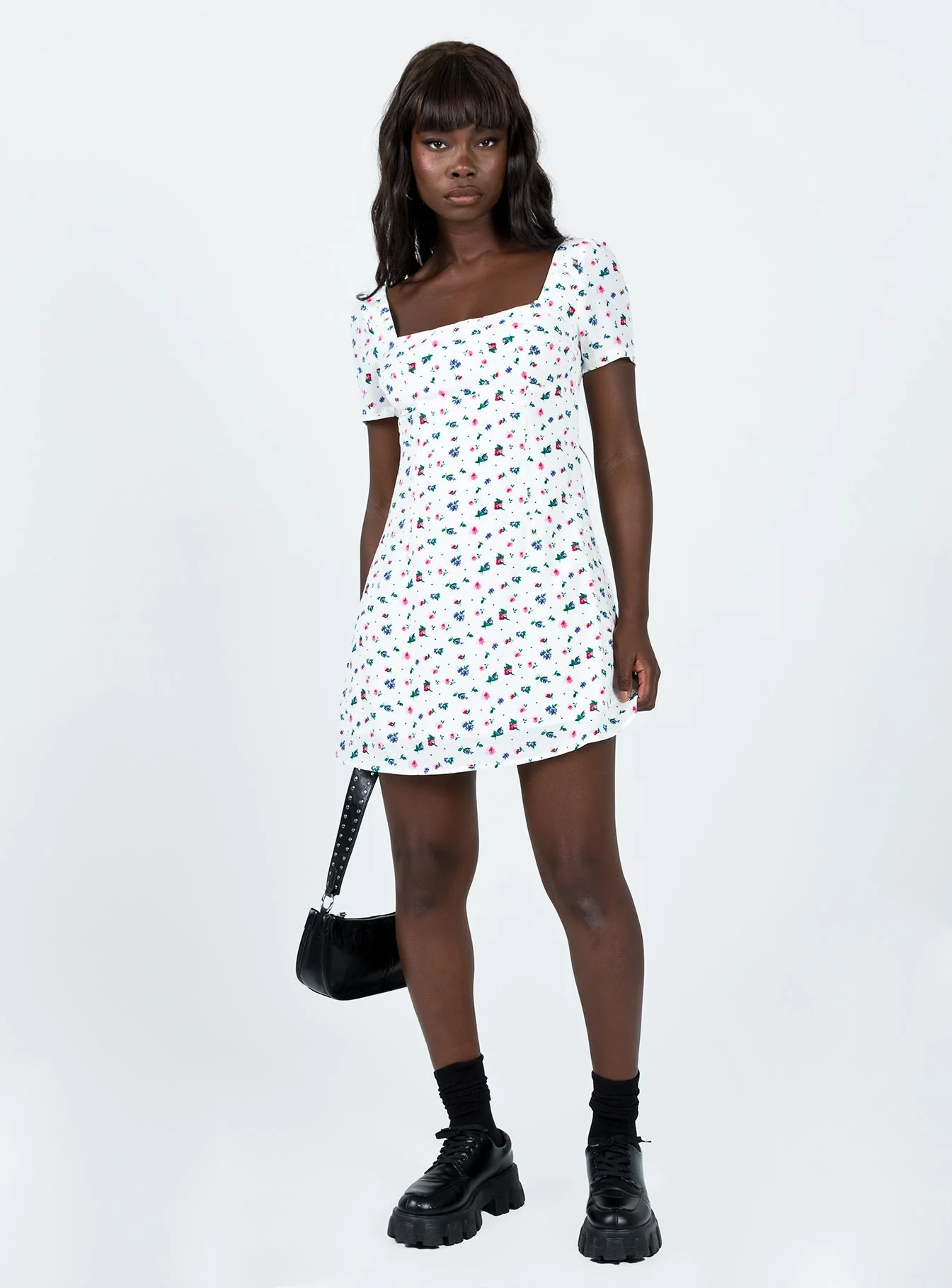 Hastings Mini Dress Floral Multi - Image 3