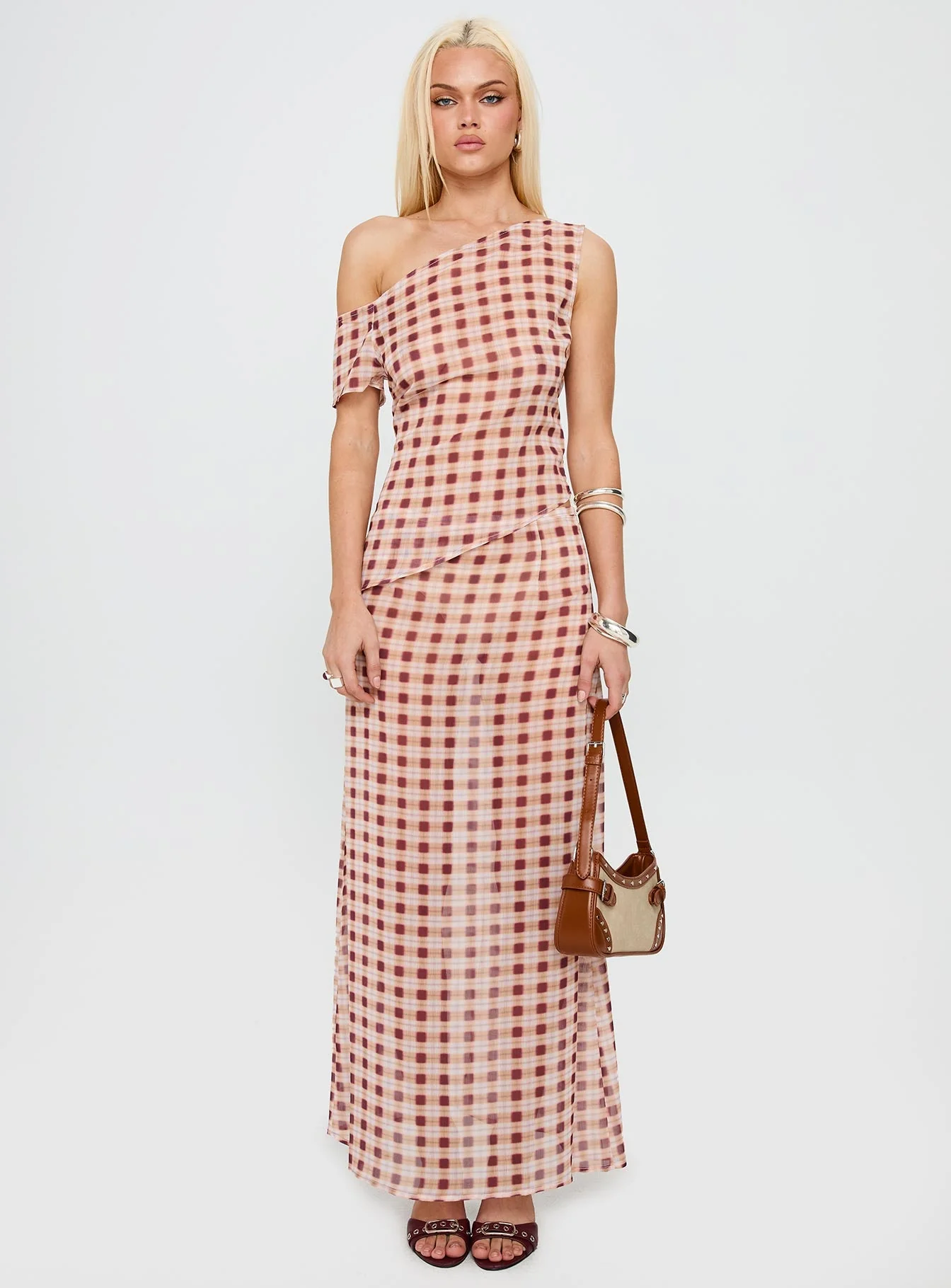 Hea Top Peach Check - Image 7