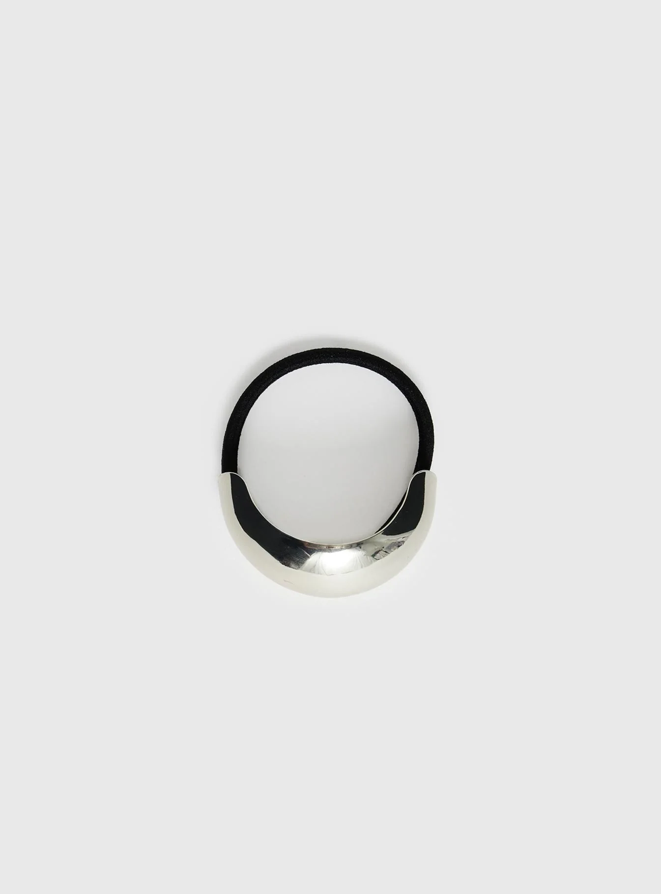 Heart Mend Statement Hair Tie Silver - Image 3
