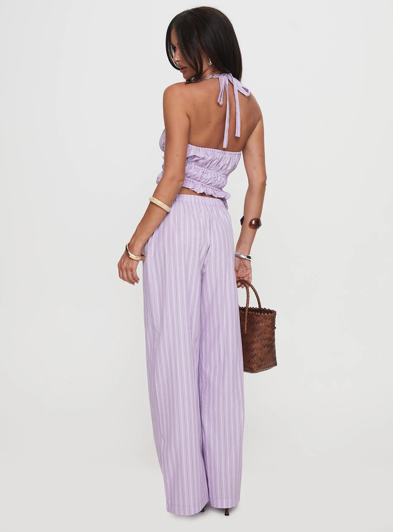Helaine Straight Leg Pant Lilac - Image 5